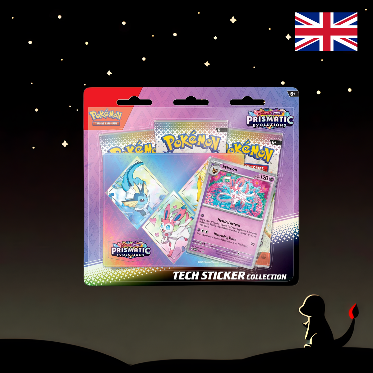Prismatic Evolutions Tech Sticker Collection EN