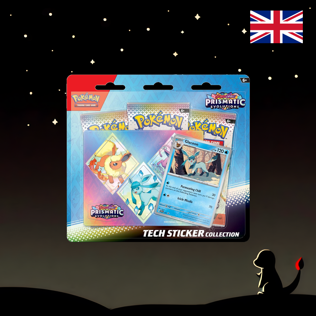 Prismatic Evolutions Tech Sticker Collection EN