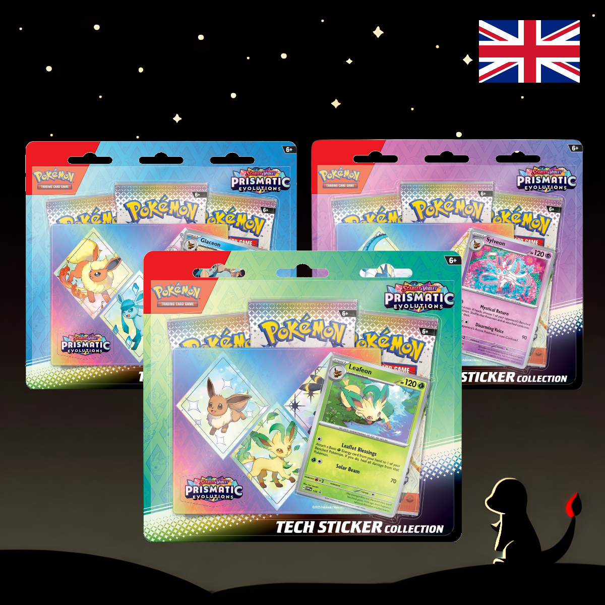 Prismatic Evolutions Tech Sticker Collection EN