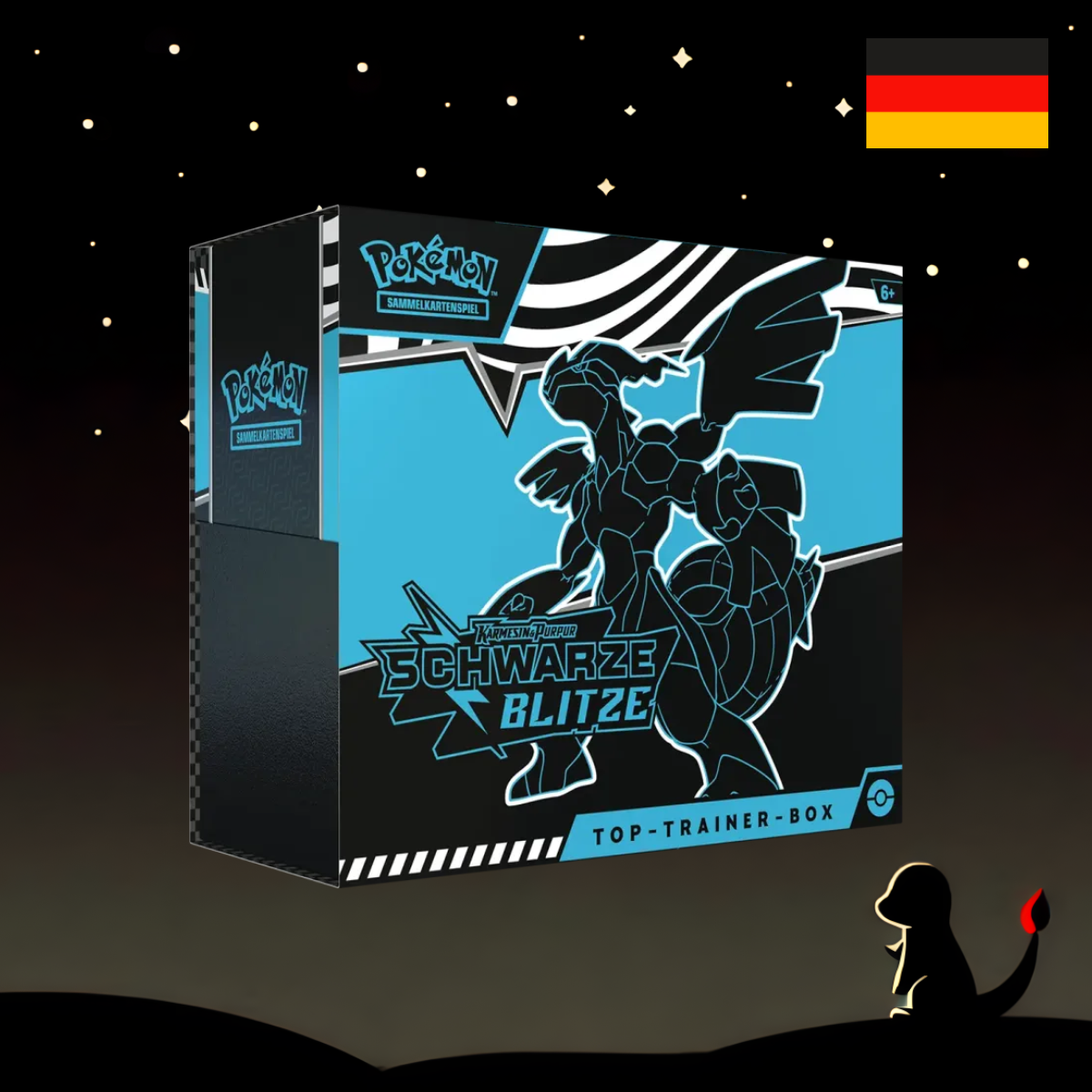 Schwarze Blitze Top Trainer Box DE