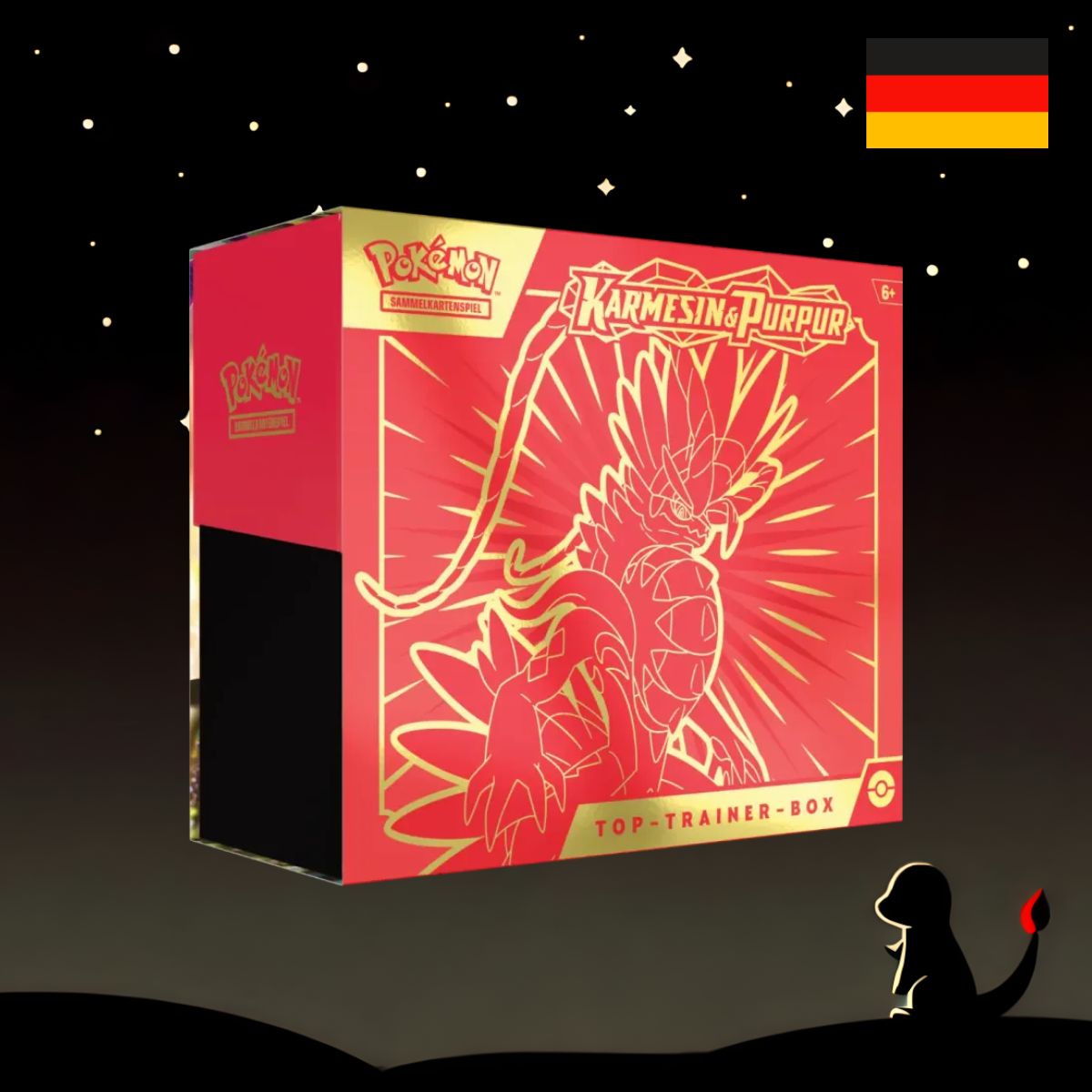 Karmesin & Purpur Top Trainer Box DE